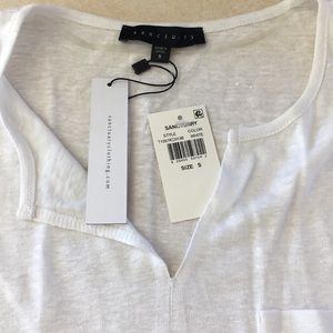 Women’s Sanctuary White Linen Top Size Small NWT